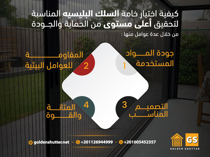 كيفية اختيار خامة السلك البليسيه المناسبة لتحقيق أعلى مستوى من الحماية والجودة