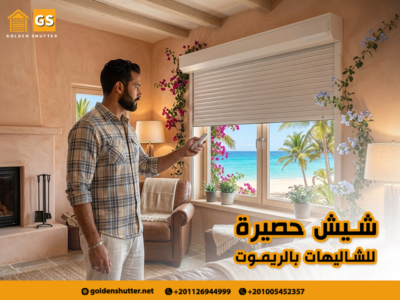 شيش-حصيرة-للشاليهات-بالريموت
